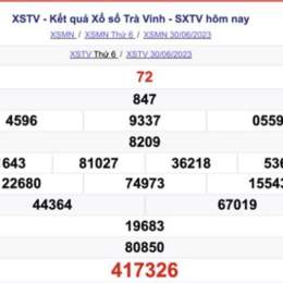 xổ số trà vinh 7 tuần