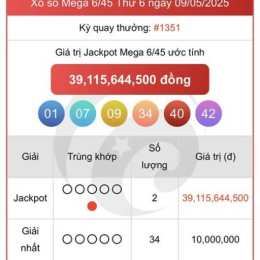 xổ số vietlott ngày 14 tháng 1