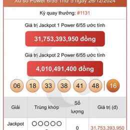 xổ số vietlott ngày 26 tháng 5 năm 2026