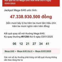 xổ số vietlott ngày 4 tháng 6
